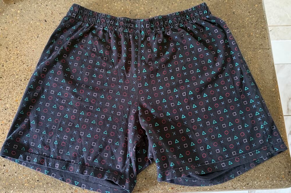 PlayStation Controller Symbol Lounge Shorts Sz Med